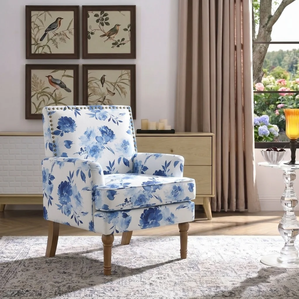 Blue Flowers chair application