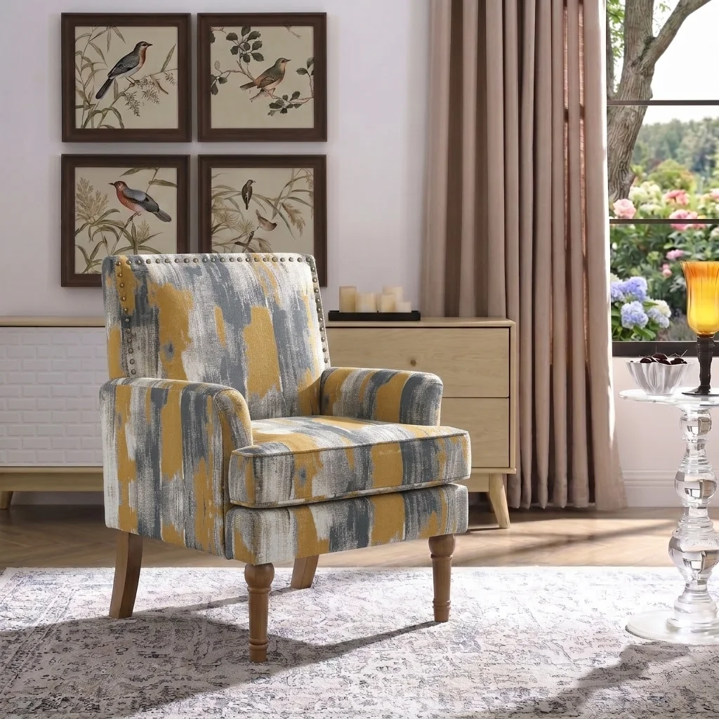 Gold Brushstrokes chair application